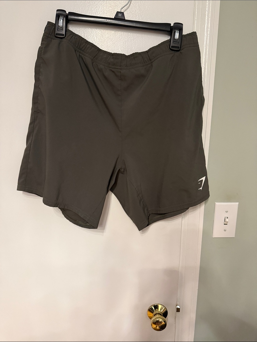 Gymshark Olive Green Athletic Training Shorts